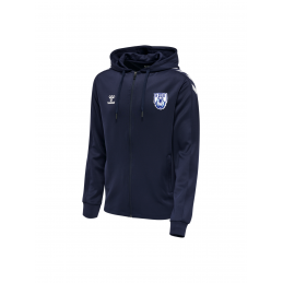 Sweat capuche zippé adulte